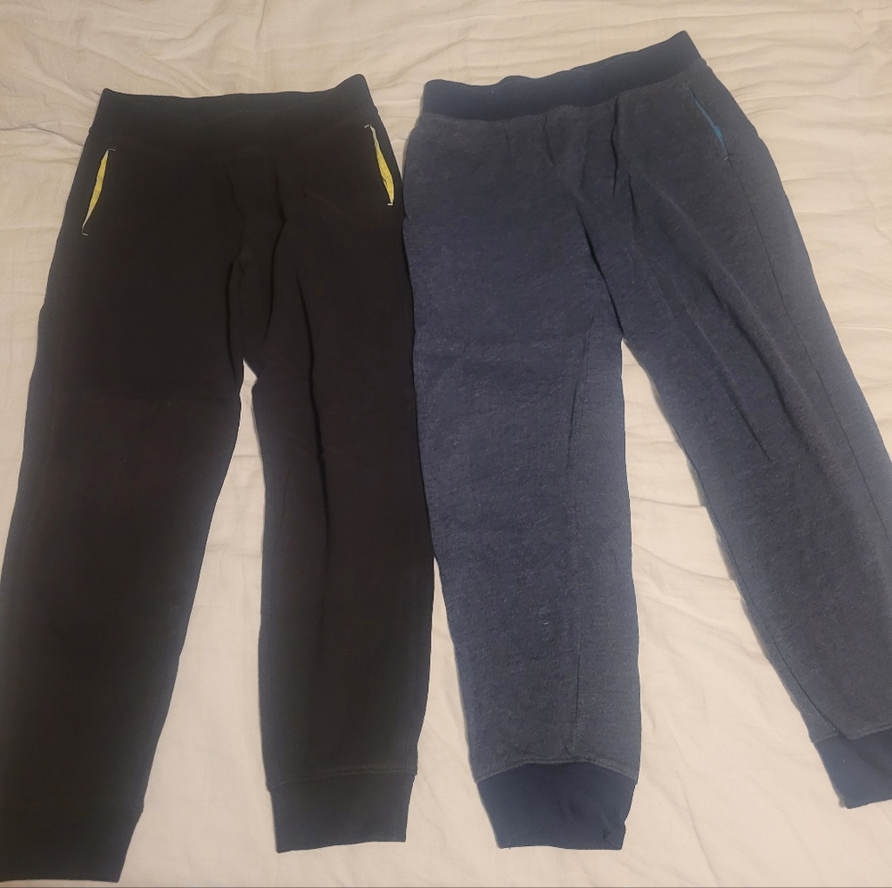 2 pairs of boys jogger sweatpants